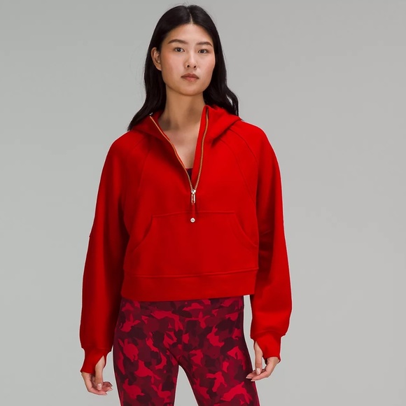 lululemon athletica Tops - (SOLD) 🧧🐇 Lululemon New Year Scuba Oversized Half-Zip Hoodie